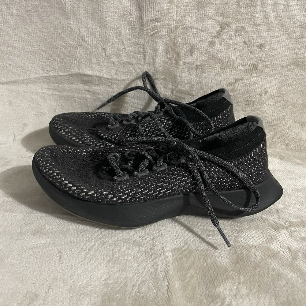 Allbirds TD Tree Dasher Shoes Womens Size 7.5 Black‎ Athletic Running Sneakers